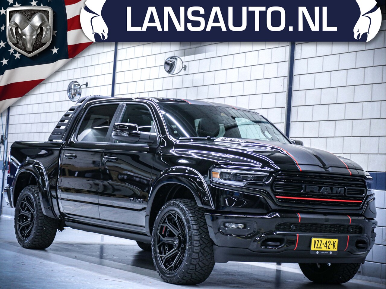 Dodge Ram 1500 - Limited Night Rambar | 22" 4Play Baya Boss| Widebody 1e Eigenaar - AutoWereld.nl