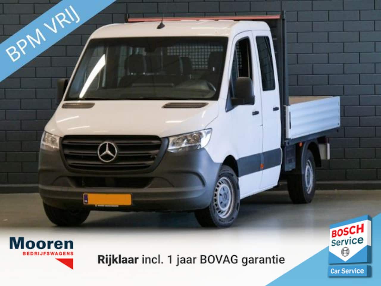 Mercedes-Benz Sprinter - 315 CDI Dubbele Cabine Open Laadbak 7 pers. | CRUISE CONTROL | - AutoWereld.nl