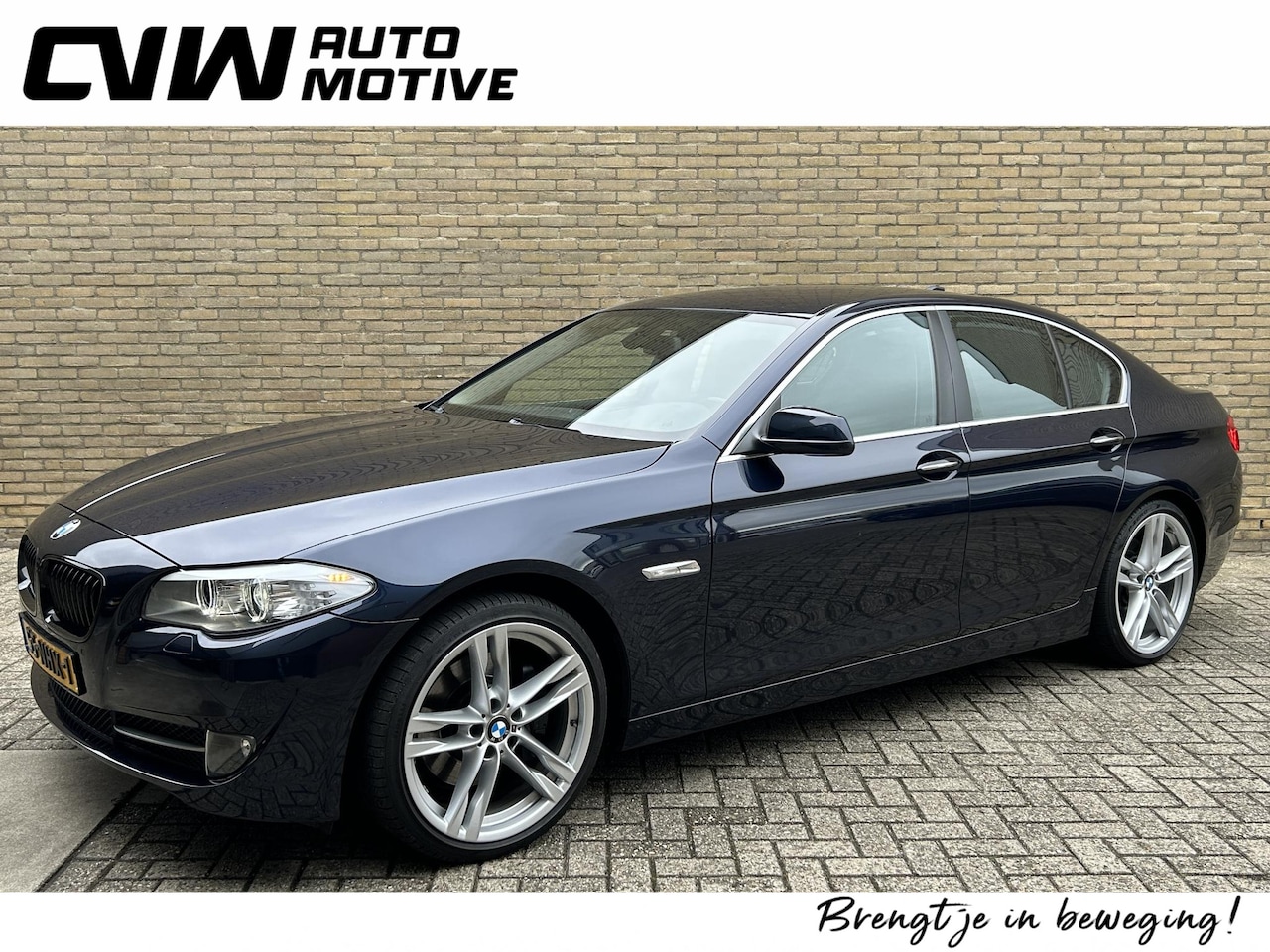 BMW 5-serie - 528i High Executive Automaat | Lederen bekleding | Bi-Xenon | Navigatie | Elektrische stoe - AutoWereld.nl