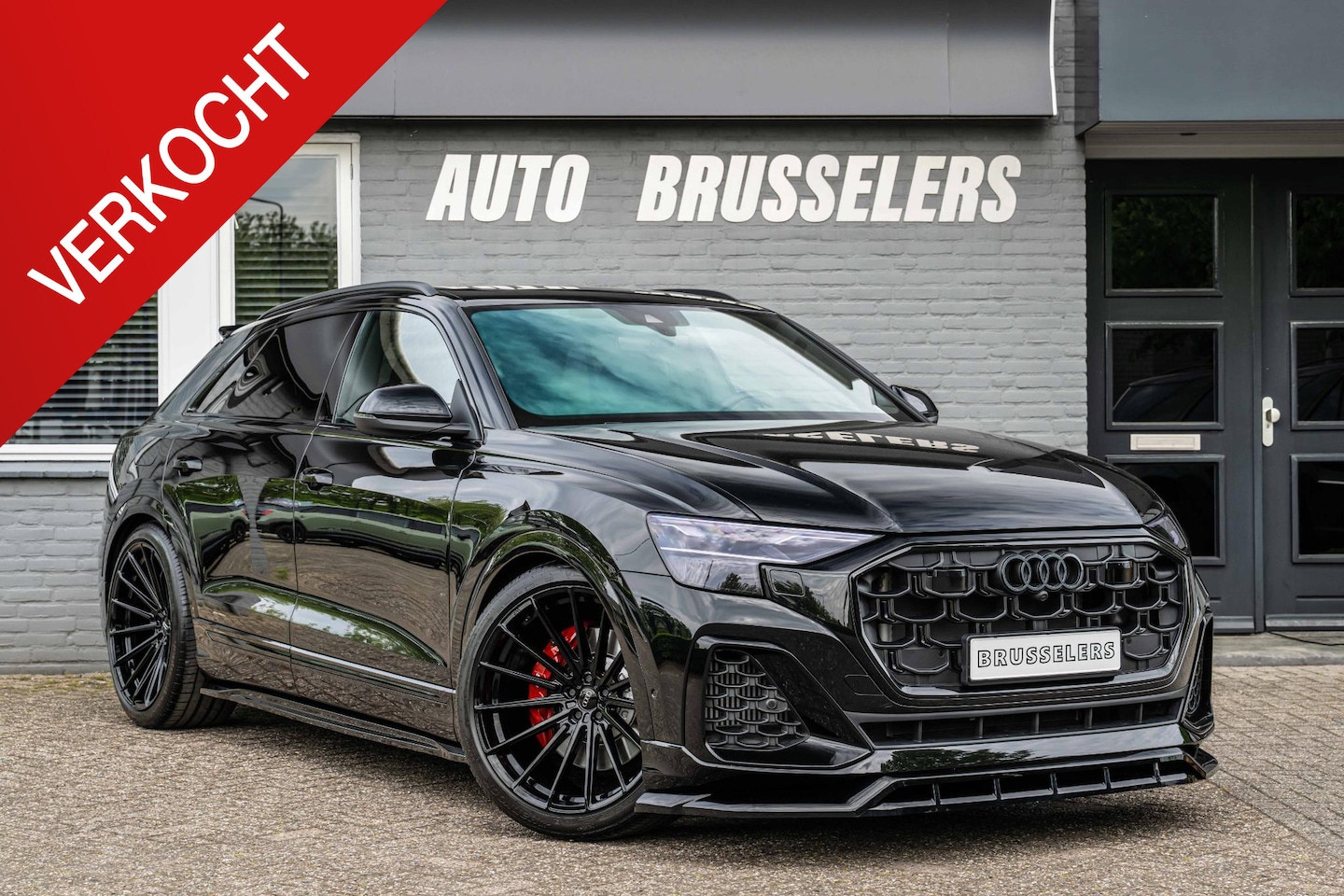 Audi Q8 - 55 TFSI e quattro S Line Facelift SQ8 Style RS Rood stiksel/gordels........ - AutoWereld.nl