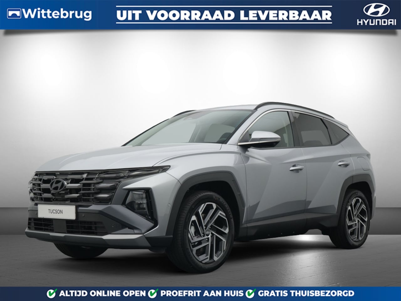 Hyundai Tucson - 1.6 T-GDI PHEV Premium FACELIFT Plug-Hybride Automaat met Navigatie, Lederen bekleding en - AutoWereld.nl