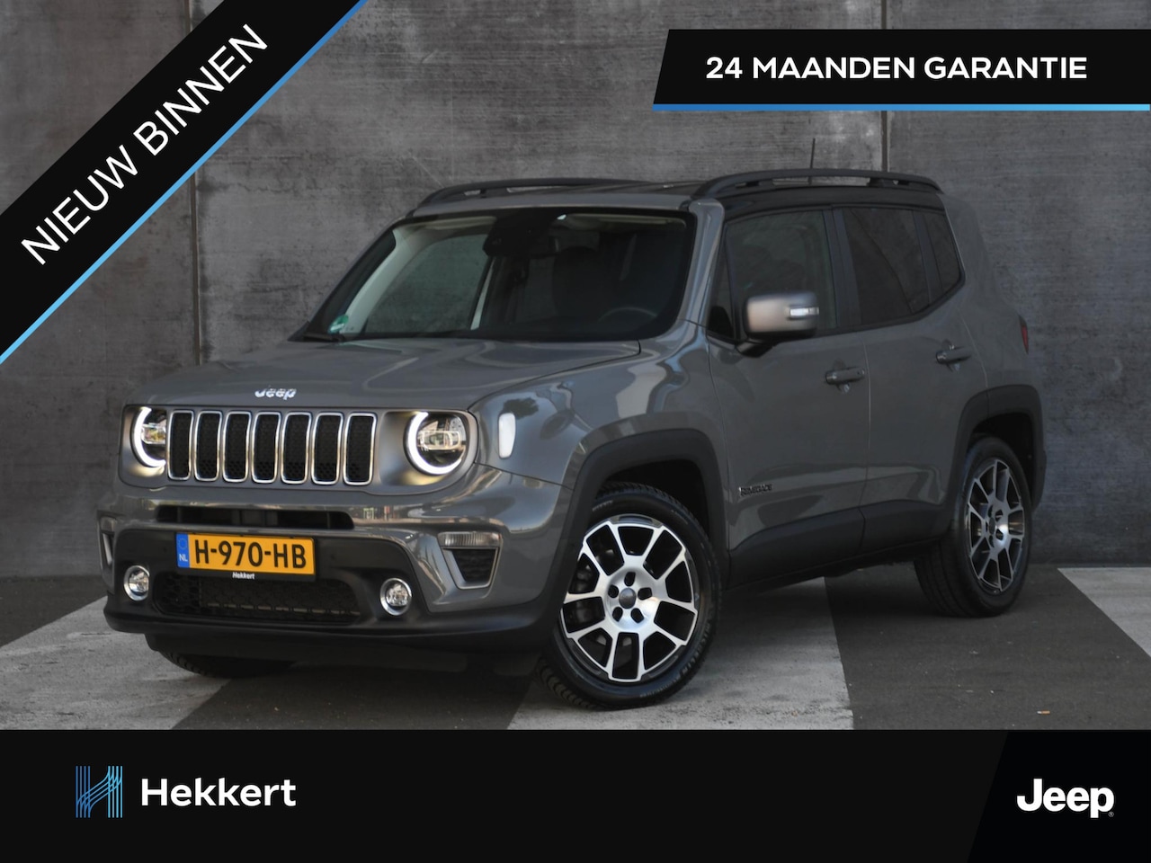 Jeep Renegade - Limited 1.3T DDCT 150pk Automaat NAVI | ADAP. CRUISE | 19''LM | PDC + CAMERA | LANE ASSIST - AutoWereld.nl