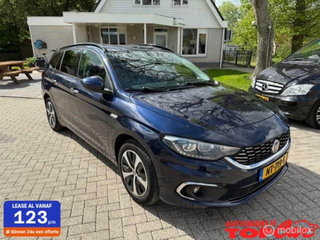 Fiat Tipo Stationwagon - 1.6 MultiJet 16v Business Lusso 1.6 MultiJet 16v Business Lusso, Leder, Navi - AutoWereld.nl