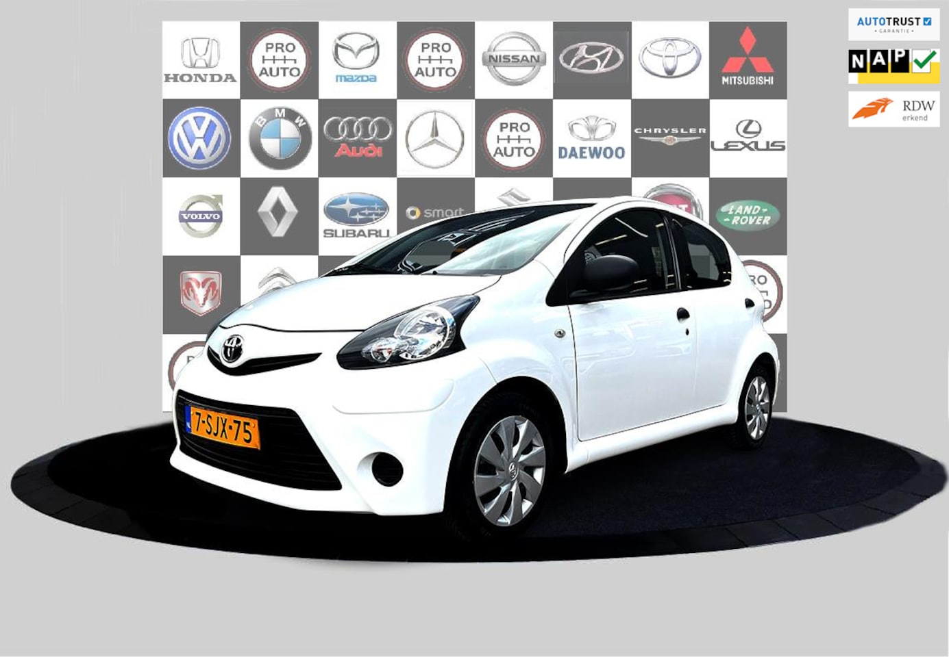 Toyota Aygo - 1.0 VVT-i Now Carplay_Navi_Airco_Elekterische ramen NAP - AutoWereld.nl