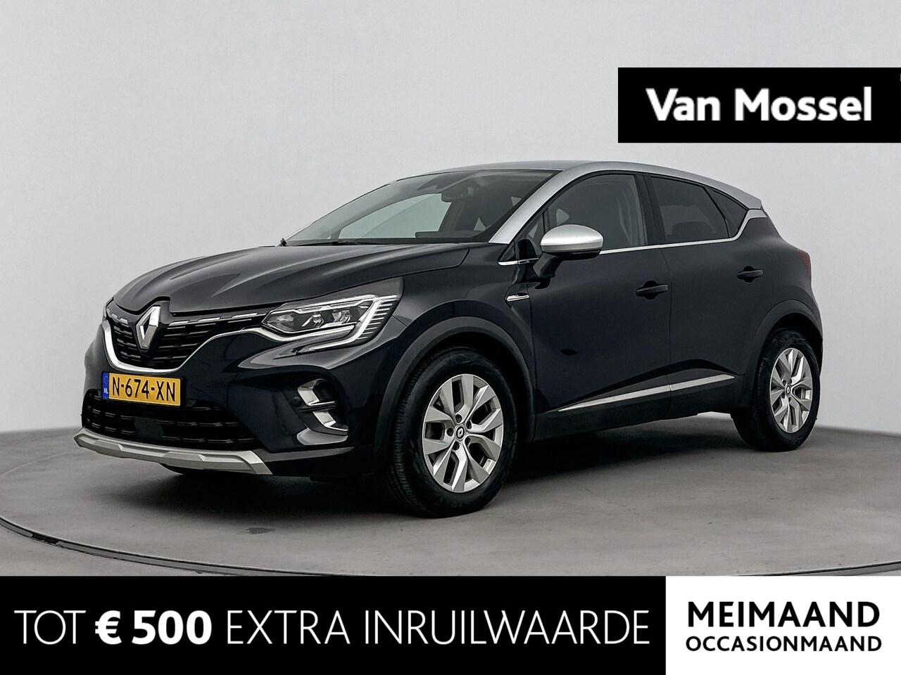 Renault Captur - 1.3 TCe 140Pk Intens | Automaat | Navigatie 9,3'' | Achteruitrijcamera | Climate & Cruise - AutoWereld.nl