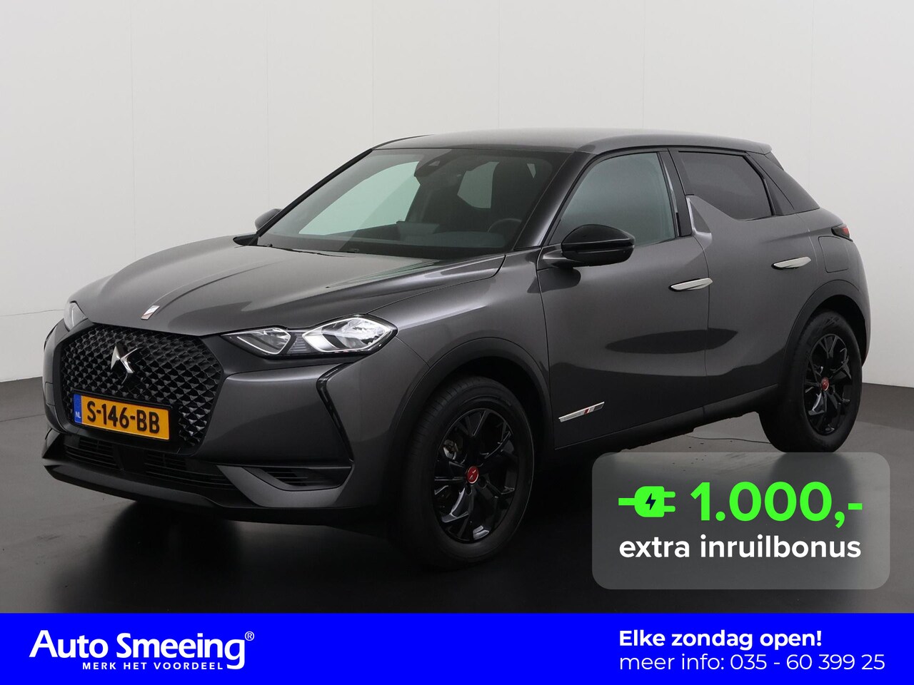 DS 3 Crossback - E-Tense Performance Line 50 kWh | Alcantara | Warmtepomp | Camera |  Zondag Open! - AutoWereld.nl