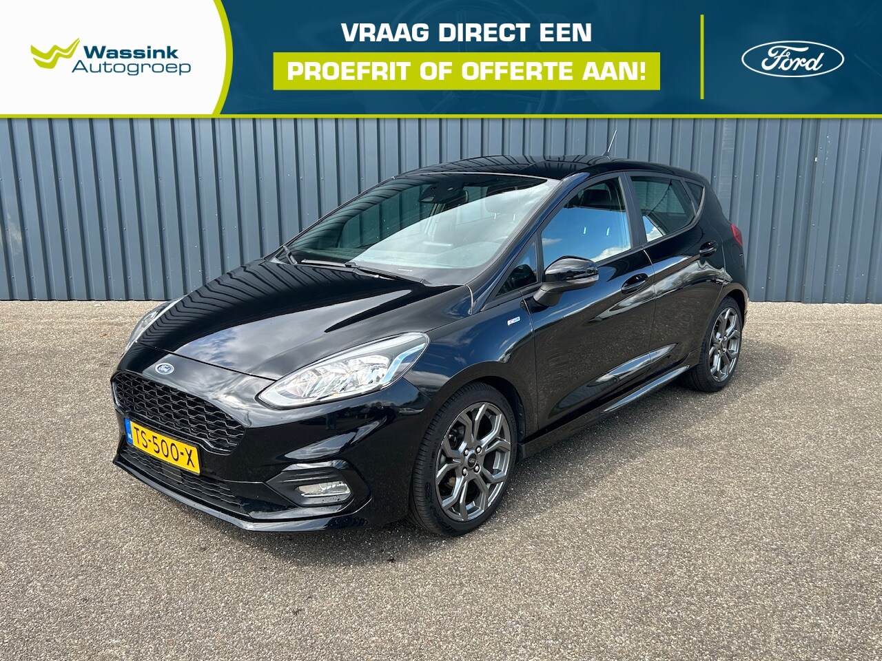Ford Fiesta - 1.0 EcoBoost 100pk 5dr ST-Line I Navigatie I climate Control I Cruise Control I - AutoWereld.nl