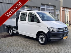 Volkswagen Transporter - 2.0 TDI L2H1 DC 4Motion 150pk 4x4 Pick-up Airco Trekhaak 2500kg Telefoonverbinding Dealer