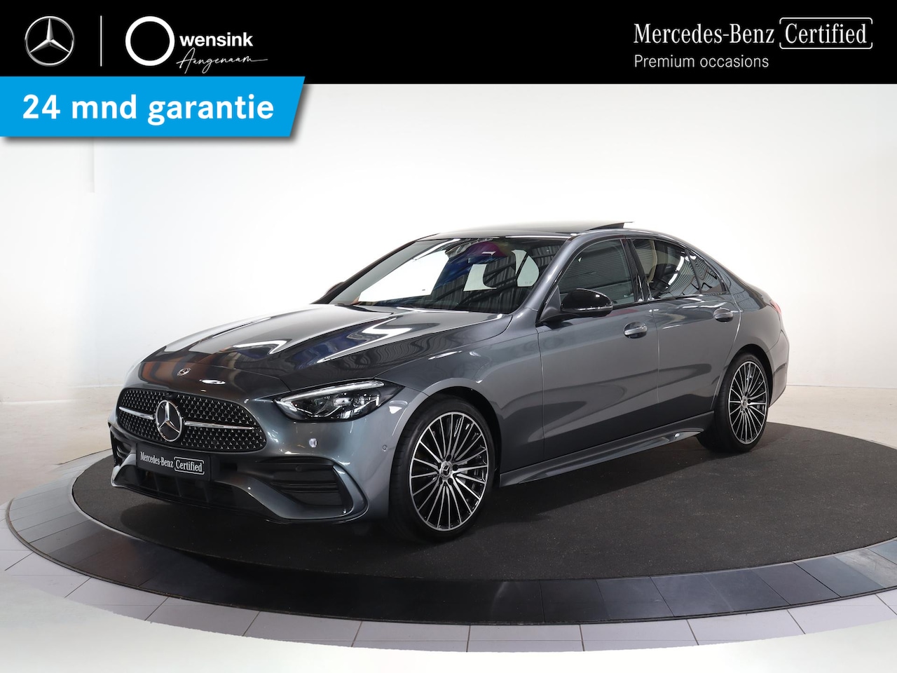 Mercedes-Benz C-klasse - 180 AMG Line | Panoramadak | Keyless Go | Stoelverwarming | 19 inch lm velgen | Memory - AutoWereld.nl