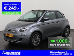 Fiat 500e - Cabrio Icon 42 kWh | Navigatie | Apple Carplay | Parkeersensor | Zondag Open