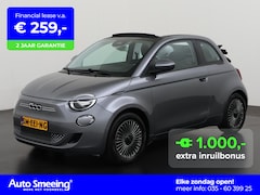 Fiat 500e - Cabrio Icon 42 kWh | Navigatie | Apple Carplay | Parkeersensor | Zondag Open