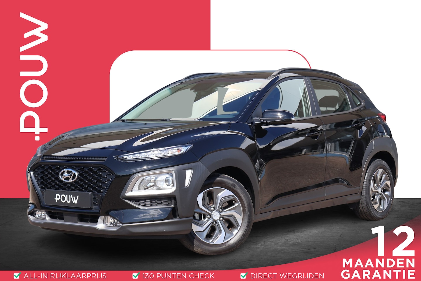 Hyundai Kona - 1.6 GDI 105pk AUT HEV Comfort | Apple Carplay/Android Auto | Camera | Navigatie | PDC - AutoWereld.nl