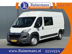 Citroën Jumper - 35 2.2 HDI 150 PK / L3H2 MAXI / DUBBELE CABINE 7-PERS / AIRCO / CAMERA / INRICHTING / 3 TO