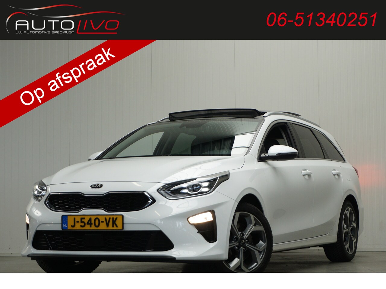 Kia Cee'd Sportswagon - Ceed 1.4 T-GDi ExecutiveLine 140 PK! AUTOMAAT! PANO LEER KOELING CAMERA TREKHAAK etc. - AutoWereld.nl