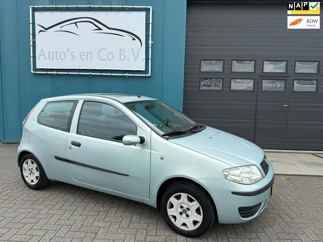 Fiat Punto - 1.2 Dynamic Stuurbekr NL Auto NAP Afn trekhaak Incl nw Apk 09-05-2026 - AutoWereld.nl