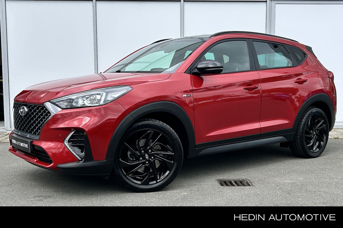 Hyundai Tucson - 1.6 177PK N-Line | Trekhaak | Zwart dak | Navigatie | 19"LMV Black | Alcantara | Camera | - AutoWereld.nl