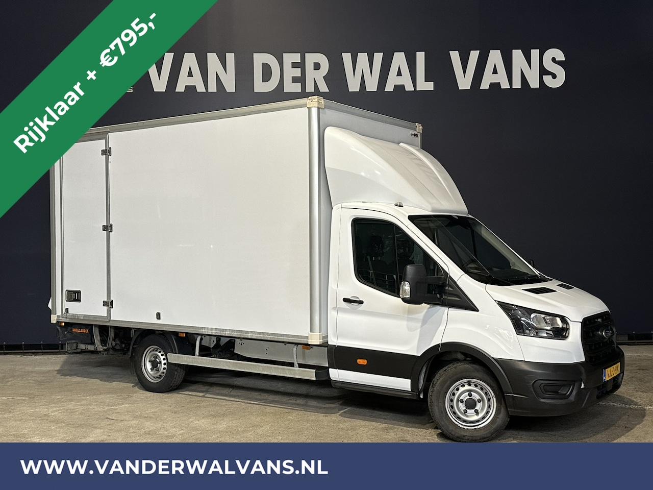 Ford Transit - 2.0 TDCI 130pk Bakwagen 233cm hoog Laadklep Zijdeur Euro6 RIJKLAAR Airco | 3-Zits bijrijde - AutoWereld.nl