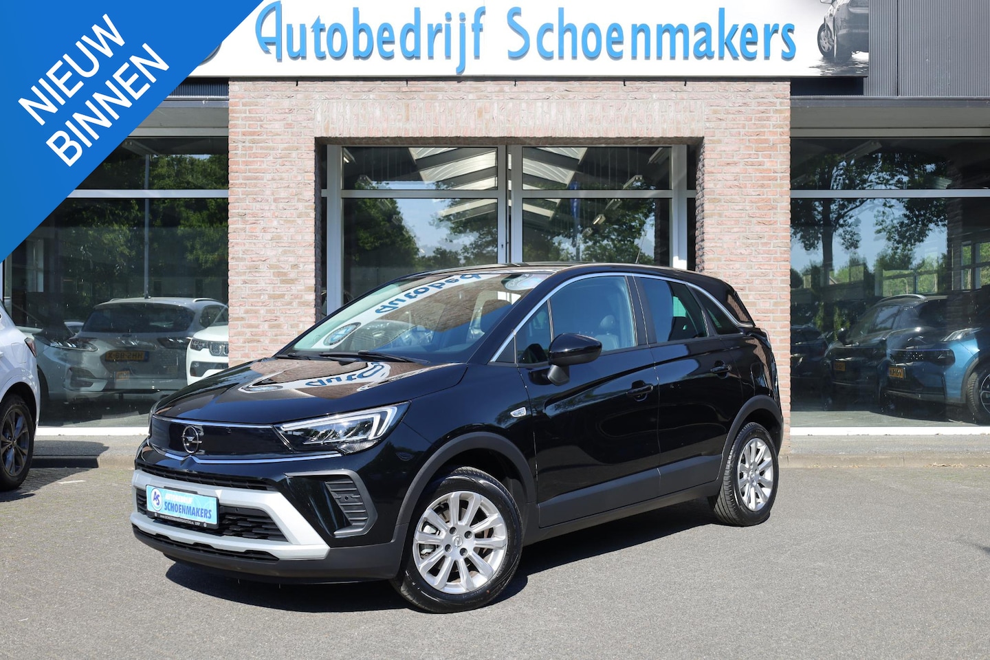 Opel Crossland - 1.2 Turbo Business Elegance CAMERA DAB CARPLAY HALFLEER 2xPDC CRUISE NAVI CLIMA LMV - AutoWereld.nl