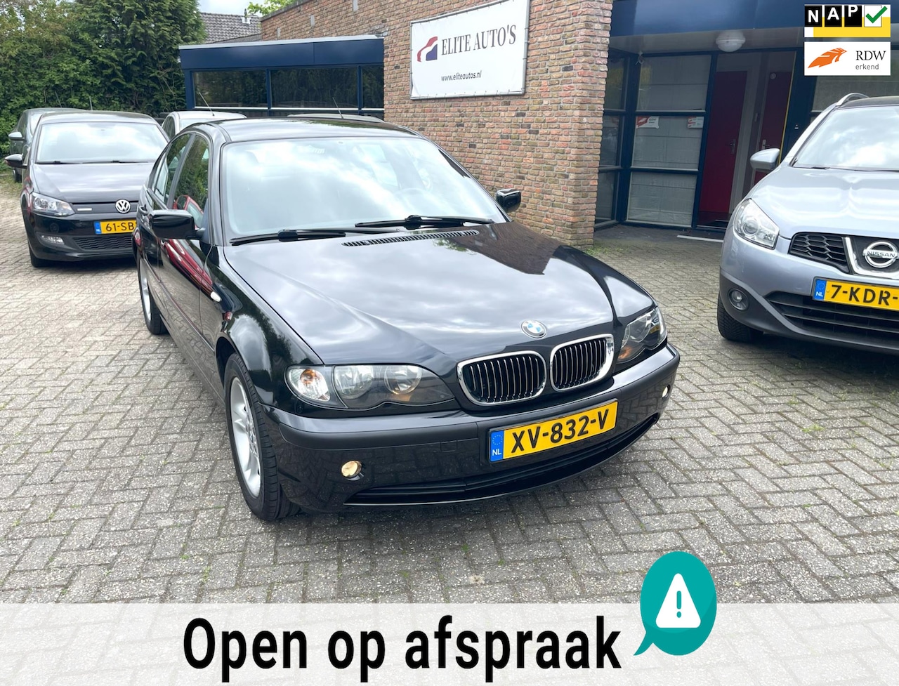 BMW 3-serie - /zeer mooie en goed onderhouden/airco/automaat/Leer/lage km+nap/apk!! - AutoWereld.nl