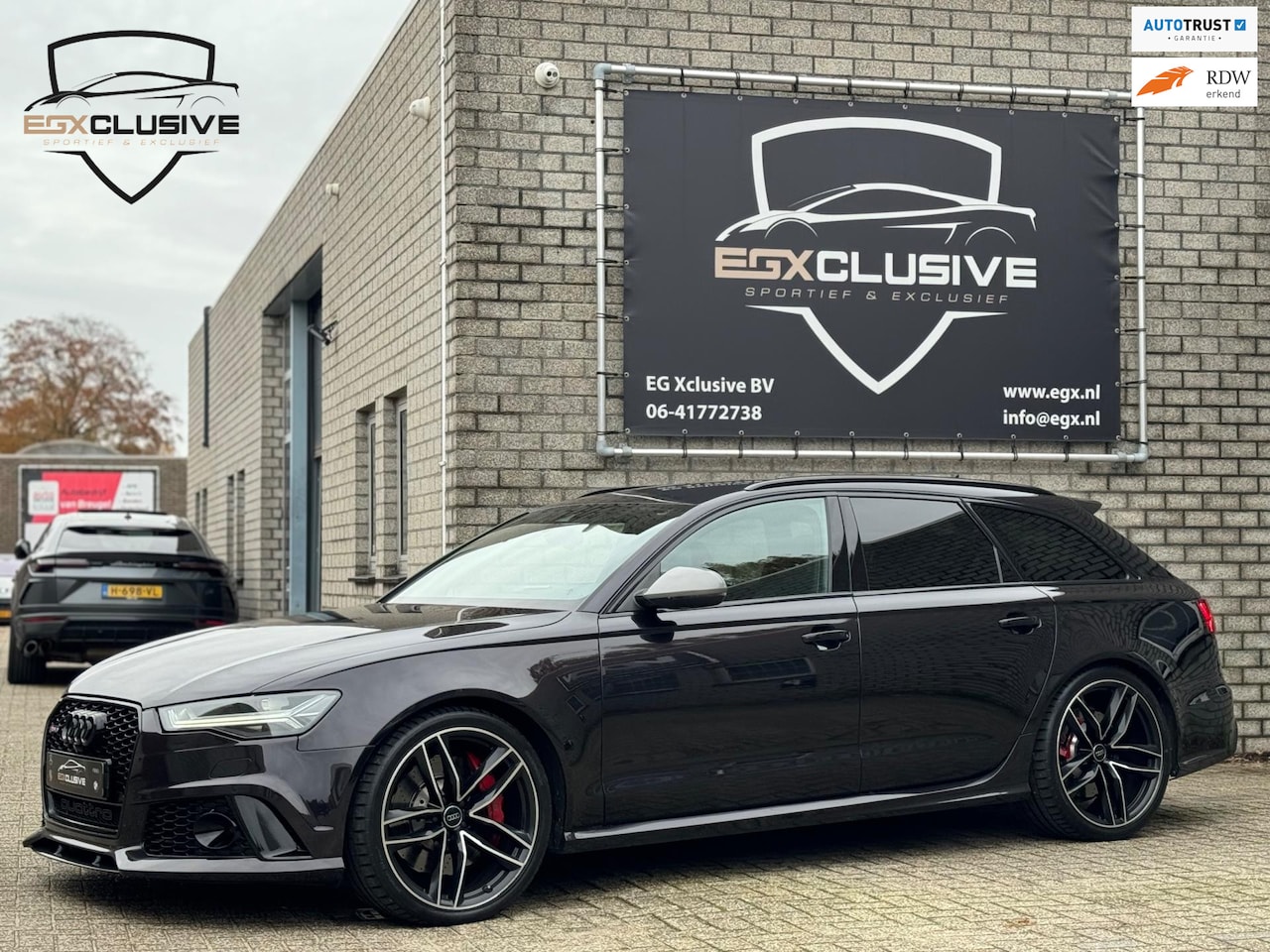 Audi RS6 - 4.0 TFSI Quattro Performance Pro Line Plus 605PK/HUD/H&R/Carbon/Trekhaak - AutoWereld.nl