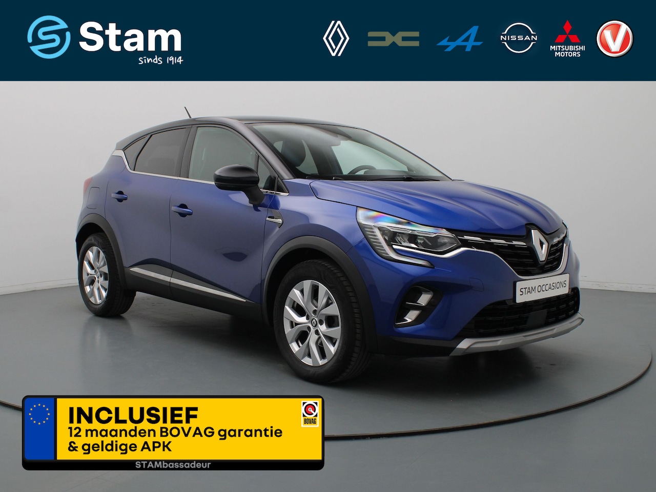Renault Captur - TCe 90pk Intens Camera | Climate | Cruise | Navi | Parkeersens. v+a - AutoWereld.nl