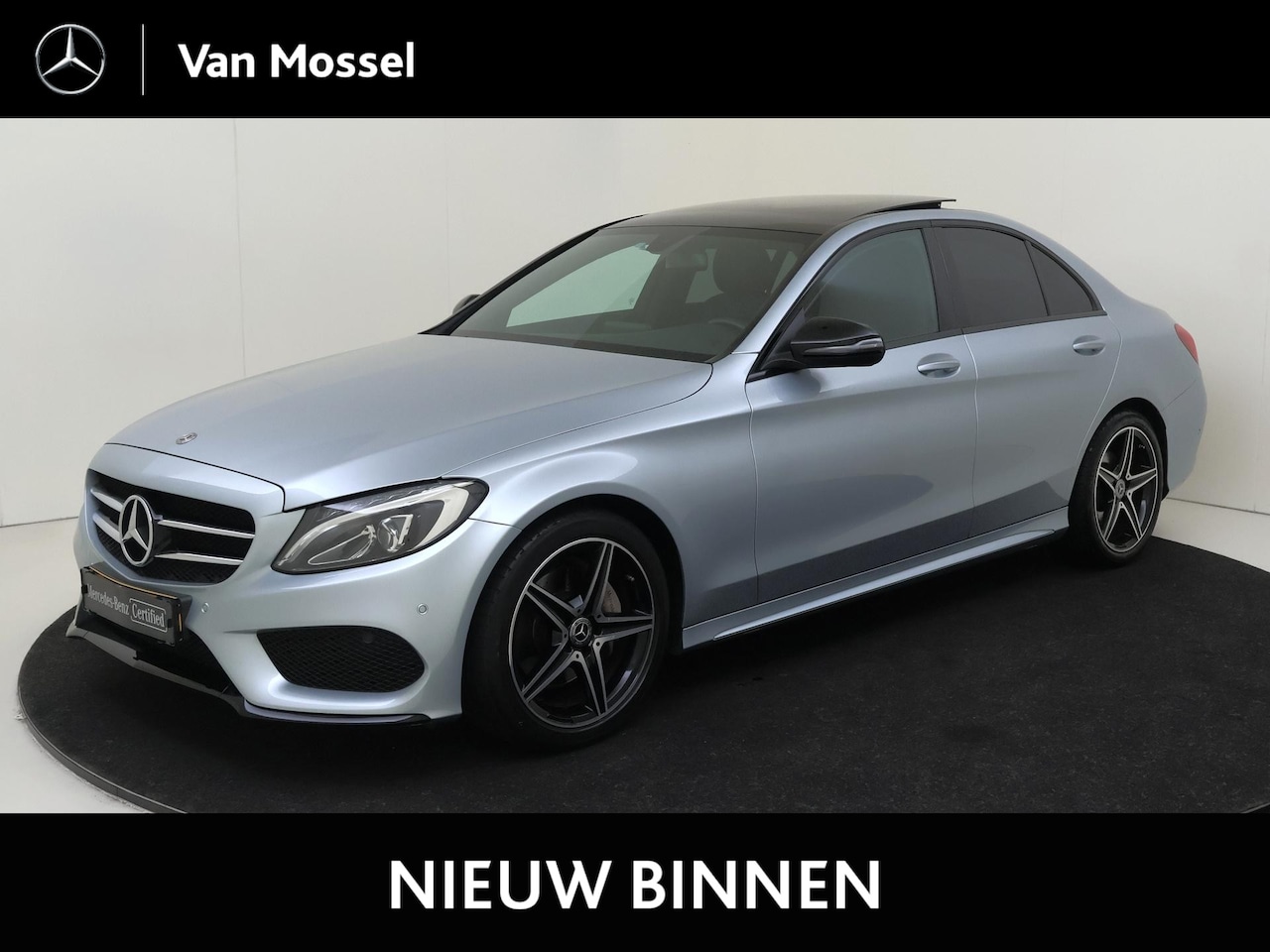 Mercedes-Benz C-klasse - 180 AMG Sport Edition / Stoelverwarming / Night-Pakket / Panaroma-schuifdak / - AutoWereld.nl