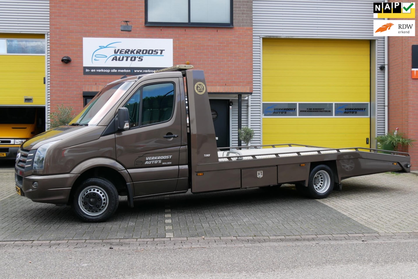 Volkswagen Crafter - 35 2.0 TDI L3H1. oprijwagen tijhof. luchtv. navi.141dkm - AutoWereld.nl