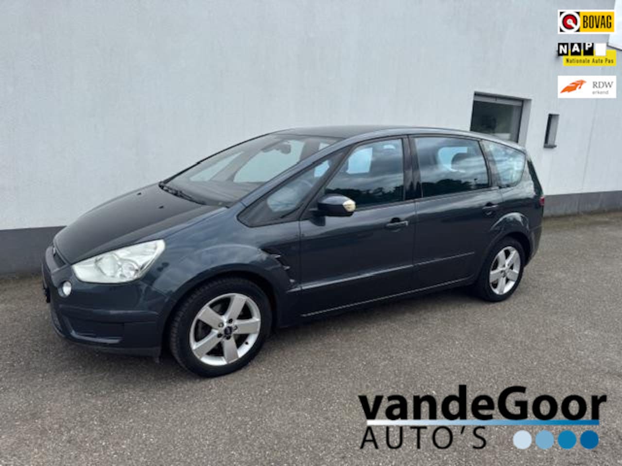Ford S-Max - 2.0-16V '08, airco, cruise controle, trekhaak, nieuwe apk ! - AutoWereld.nl