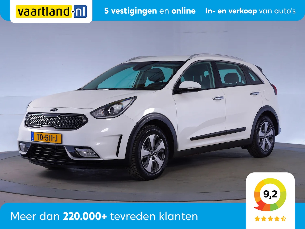 Kia Niro - 1.6 GDi Hybrid DynamicLine [ Navi Apple Carplay/Android Auto Camera ] - AutoWereld.nl