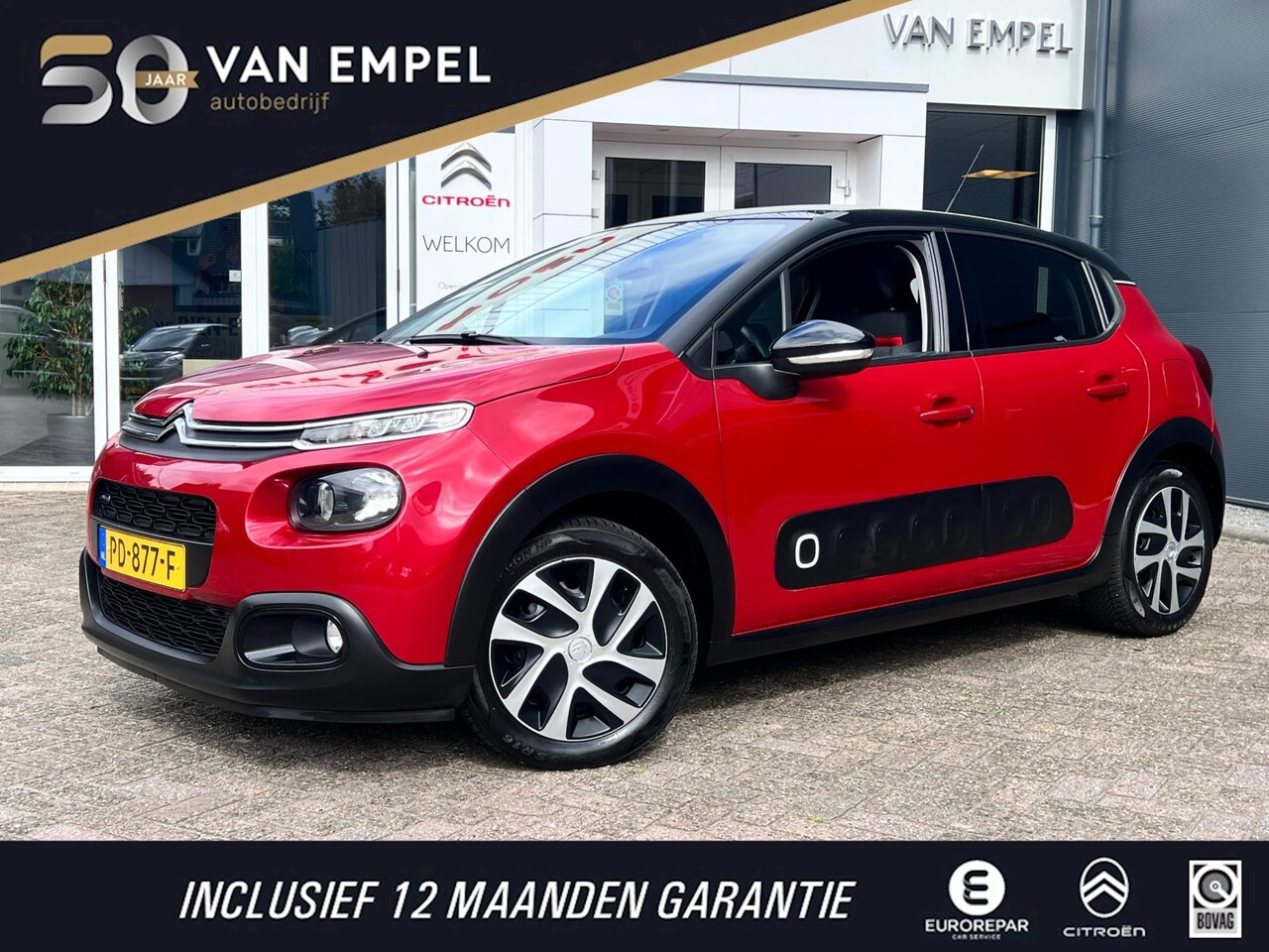 Citroën C3 - PR110 EAT6 Shine Automaat | Trekhaak | Camera | Navigatie | - AutoWereld.nl