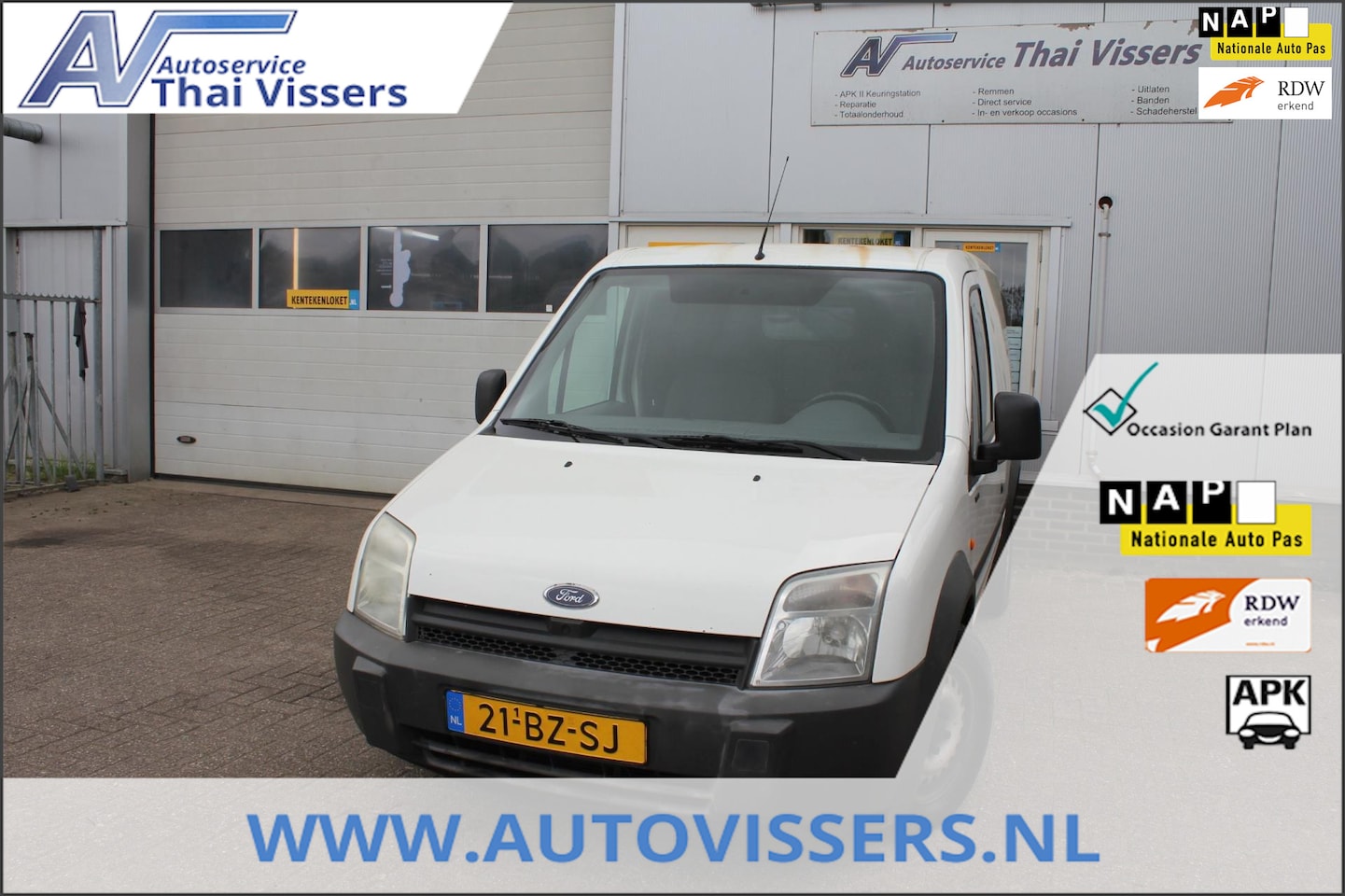 Ford Transit Connect - T200S 1.8 TDdi Marge /Btw Vrij Airco Apk 22-4-2026 - AutoWereld.nl