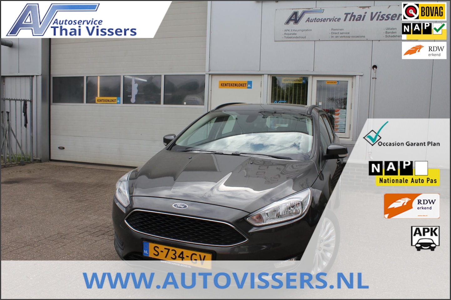 Ford Focus Wagon - 1.0 Titanium Clima PDC Cruise LMV Apk 20-1-27 - AutoWereld.nl