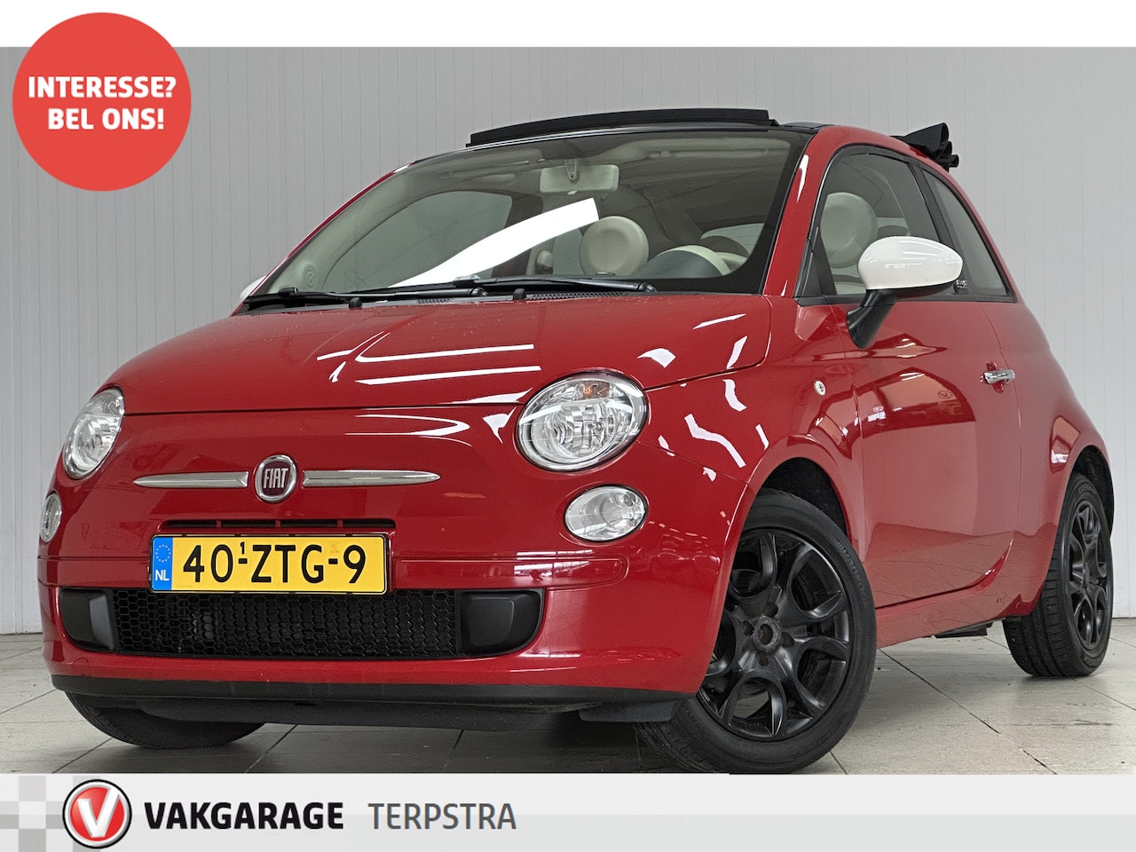 Fiat 500 C - 0.9 TwinAir Color Therapy/ 15'' LMV/ Airco/ C.V. Afstand/ Elek. Kap/ Elek. pakket/ Isofix/ - AutoWereld.nl