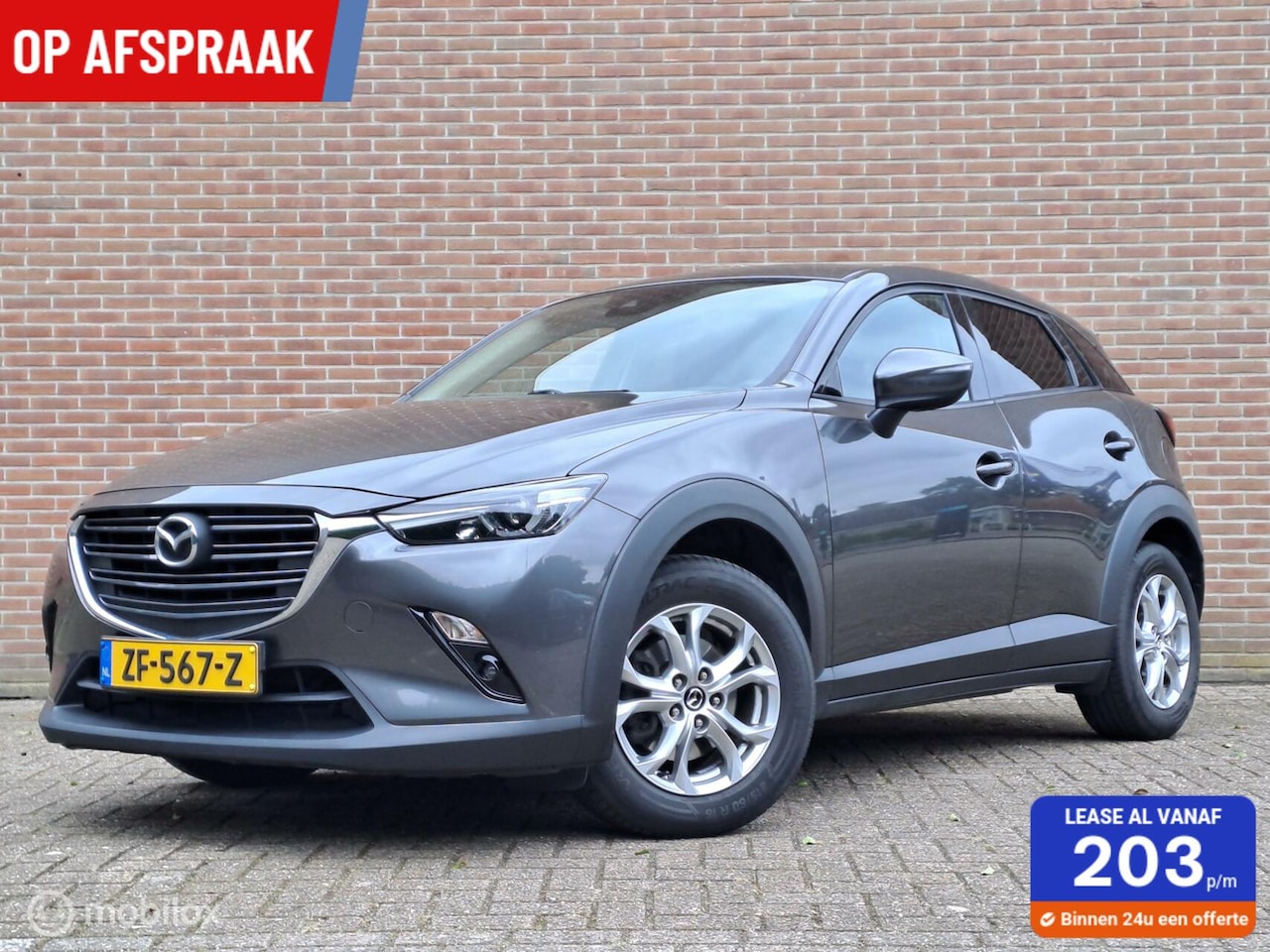 Mazda CX-3 - 2.0 SkyActiv-G 120 SkyLease GT 2.0 SkyActiv-G 120 SkyLease GT/AUTOMAAT - AutoWereld.nl