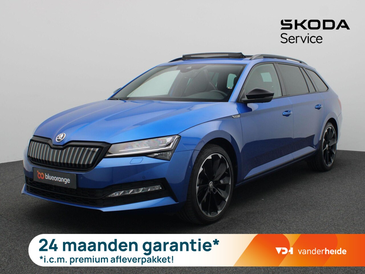 Skoda Superb Combi - 1.4 TSI iV Sportline Business 218PK DSG Pano-Schuifdak, Keyless, Adaptieve Cruise Controle - AutoWereld.nl