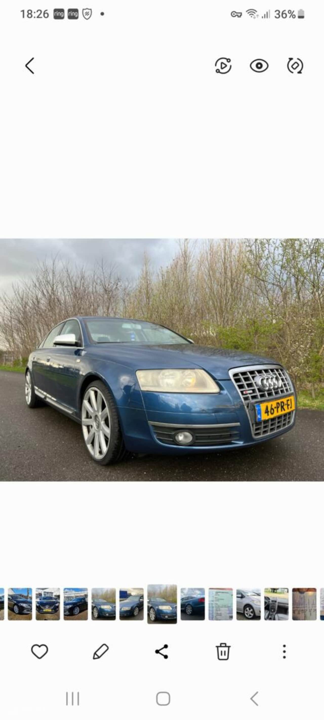 Audi A6 Limousine - 3.2 FSI Pro Line loopt op 5 Cylinders. - AutoWereld.nl