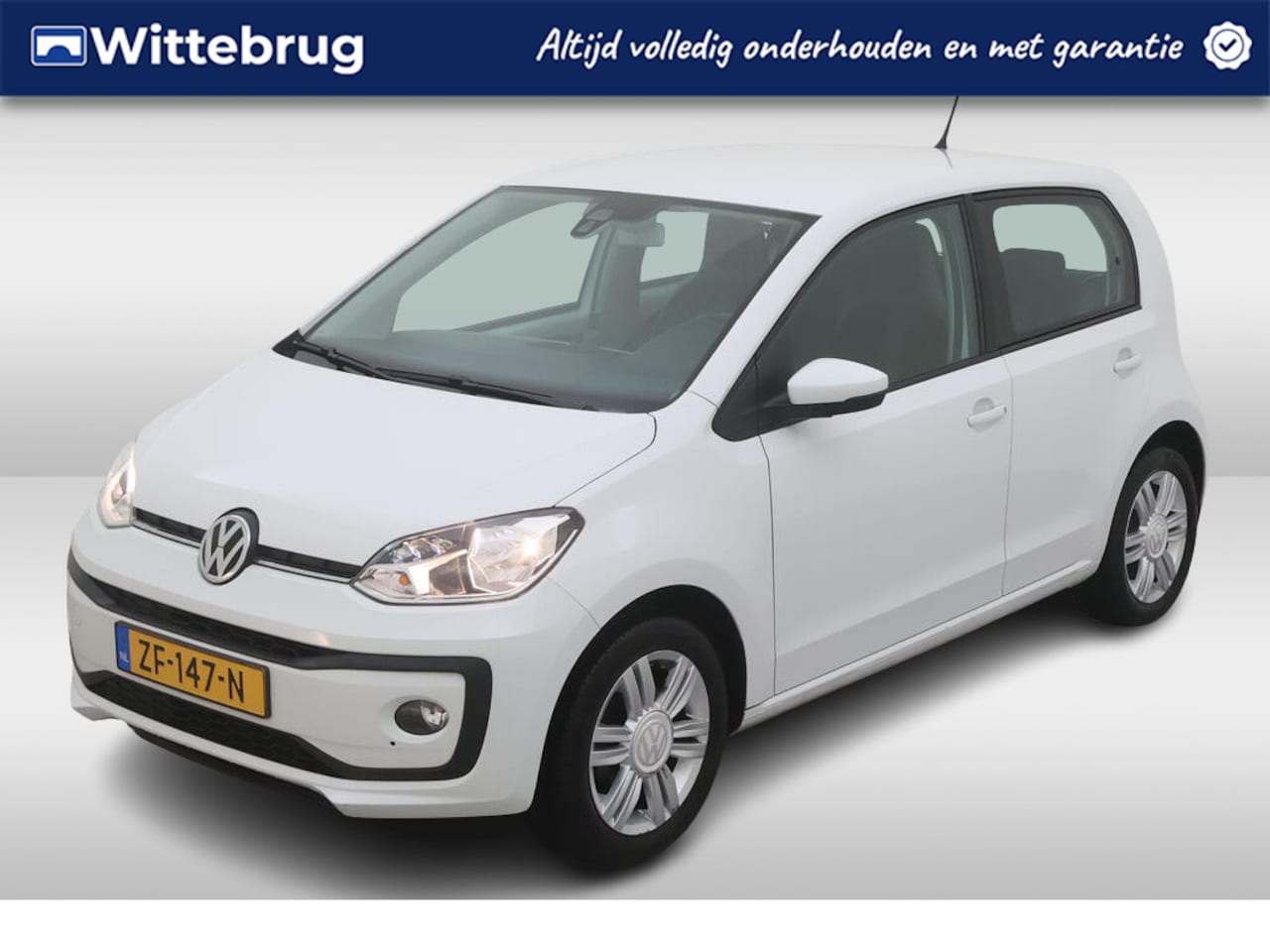 Volkswagen Up! - 1.0 BMT high up! / AUTOMAAT/ PARK. SENSOREN/ AIRCO/ BLUETOOTH/ 15" LMV - AutoWereld.nl