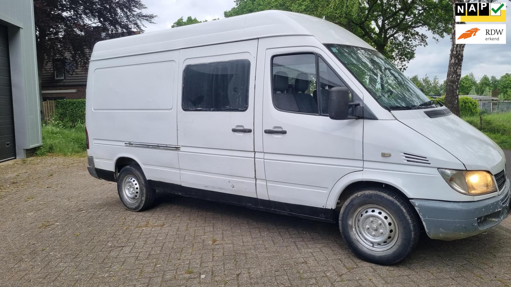 Mercedes-Benz Sprinter - 313 CDI 313CDI 312D 208D LANG HOOG CLEAN CAR - AutoWereld.nl