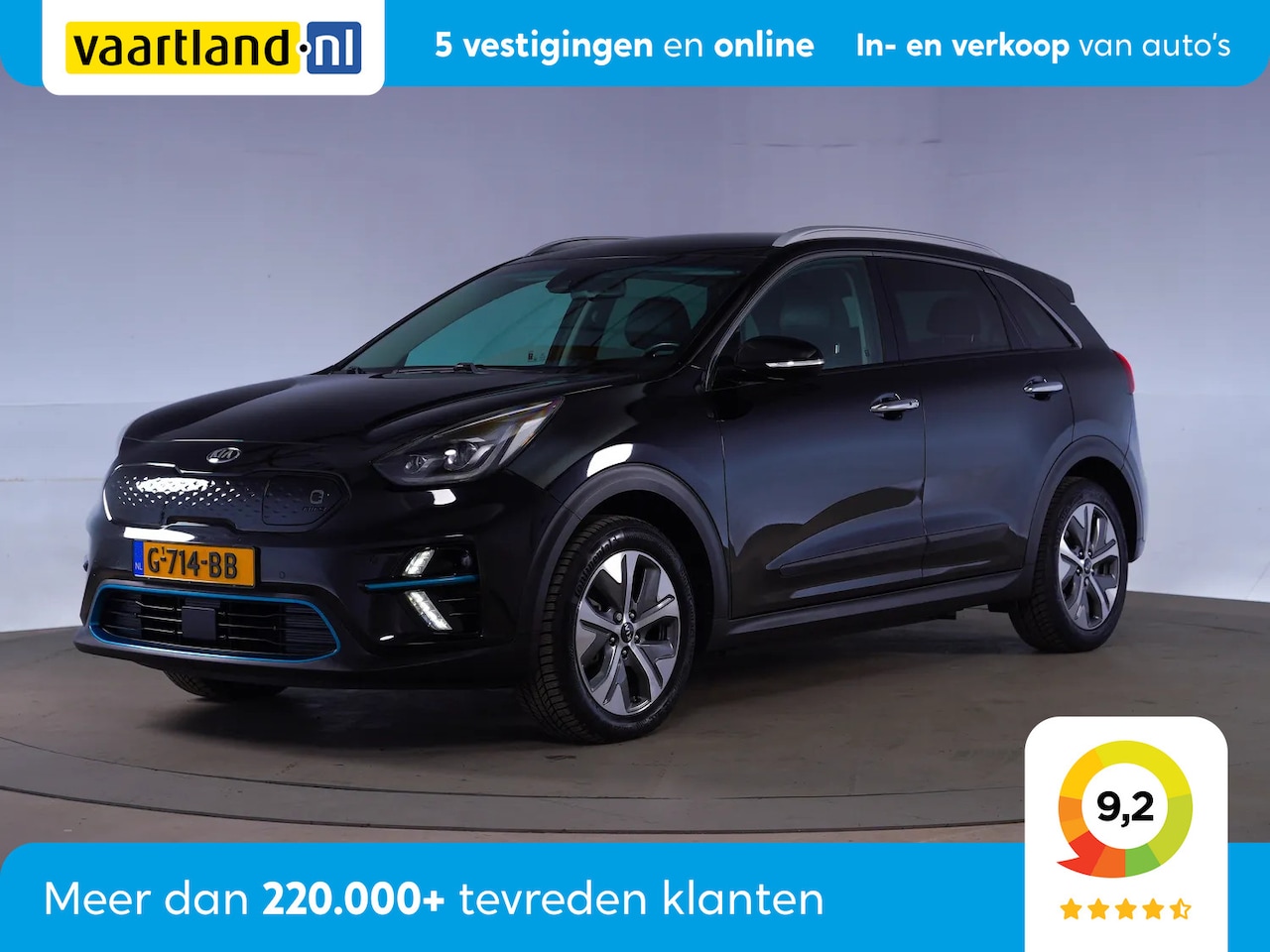 Kia e-Niro - 64 kWh ExecutiveLine [ LED Leder Navi Camera ] - AutoWereld.nl