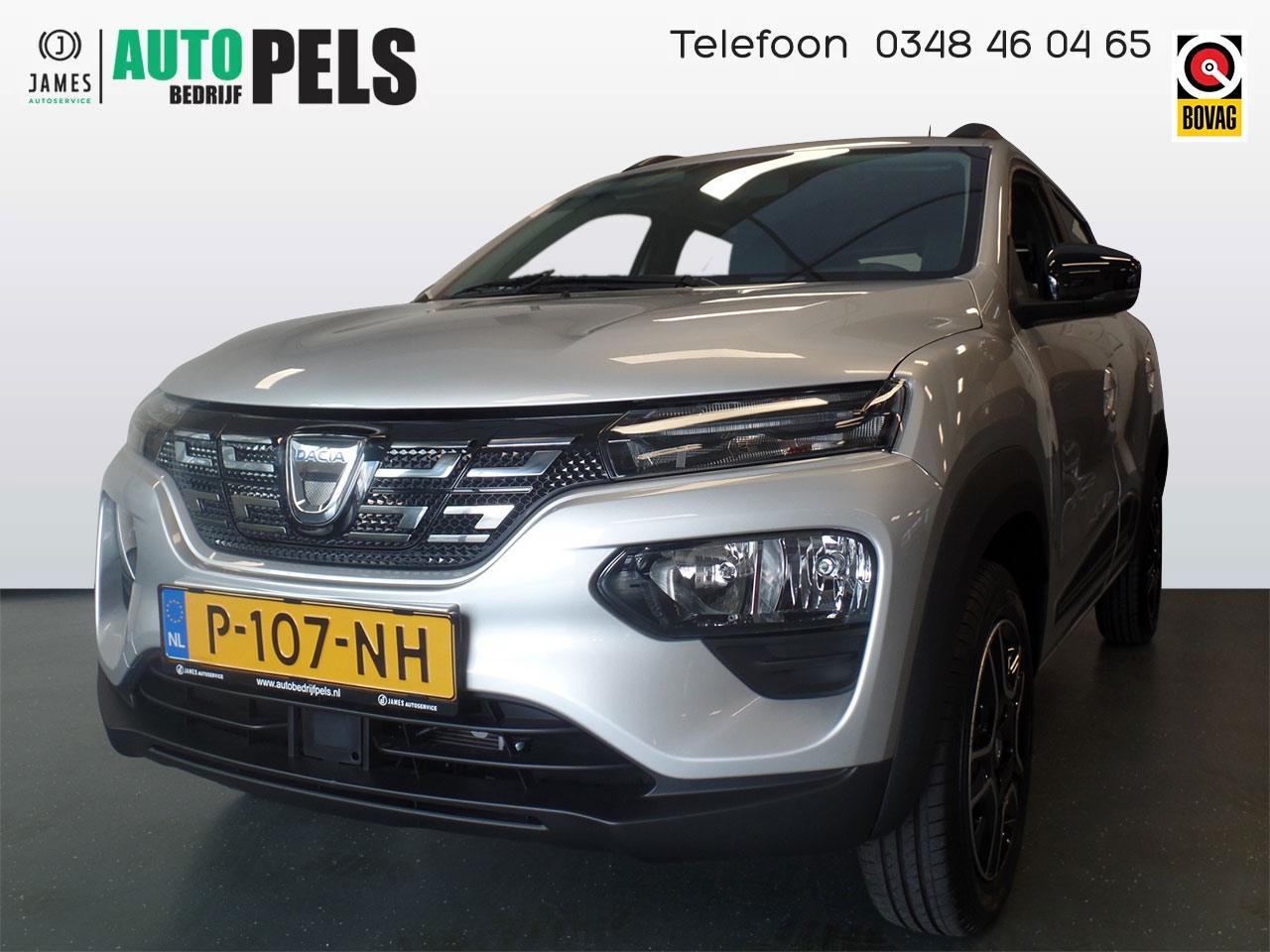 Dacia Spring - Automaat. Comfort Plus (Orange Pack) 27 kWh Dealer onderh, Airco, Cruise contr, Navi, Acht - AutoWereld.nl