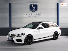 Mercedes-Benz C-klasse Estate - 450 / 43 AMG 4MATIC LED/PANORAMADAK/LEER+S.VERWARMING+MEMORY/360/19"LMV/ACC/ECC/12 MND GAR