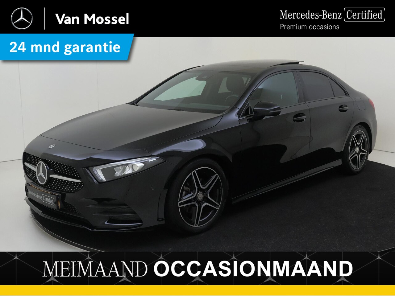 Mercedes-Benz A-klasse - 180 Business Solution AMG / Stoelverwarming / Achteruitrijcamera / Panaroma-schuifdak / - AutoWereld.nl