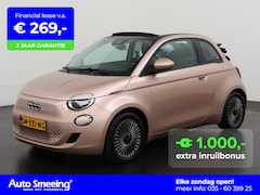 Fiat 500e - Cabrio Icon 42 kWh | Navigatie | Apple Carplay | Parkeersensor | Zondag Open