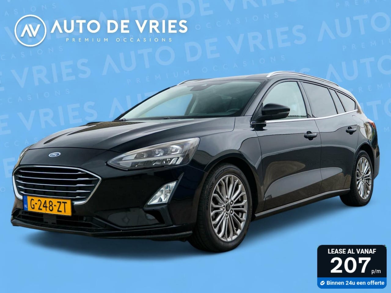 Ford Focus Wagon - 1.0 EcoBoost 125pk Automaat Titanium Business | Navigatie | Winterpakket | Full LED | Adap - AutoWereld.nl