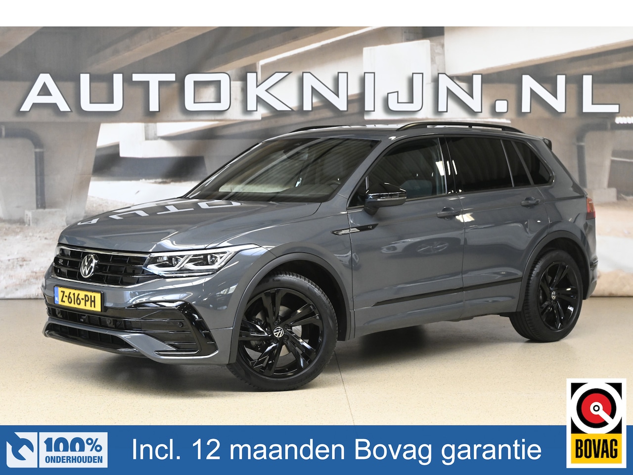Volkswagen Tiguan - 1.5 TSI 150pk R-Line | IQ. Light | Trekhaak | Camera | 100% (Dealer) onderhouden label - AutoWereld.nl