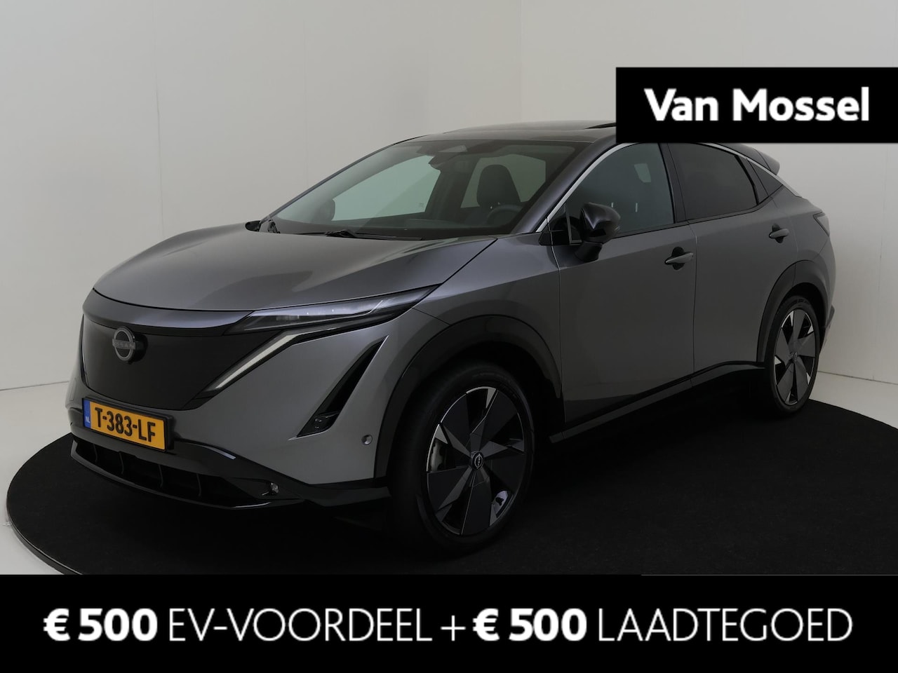 Nissan Ariya - Evolve 66 kWh | Premium Leder | Stoelverwarming & -ventilatie | Glazen Schuif/kanteldak | - AutoWereld.nl