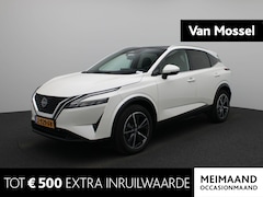 Nissan Qashqai - 1.3 MHEV Xtronic Tekna | Carplay | 360 camera | Parkeersensoren rondom | LED | Navi | Head