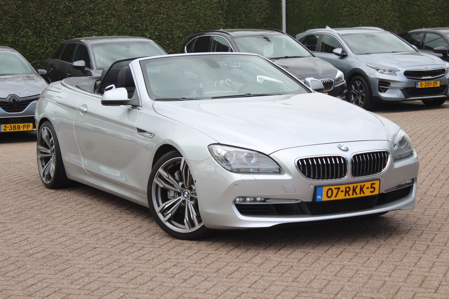 BMW 6-serie Cabrio - 640i High Exe. 59.913 km / NL Auto!! / 360Camera / Head-up / Leder / 19'' / Windscherm / N - AutoWereld.nl