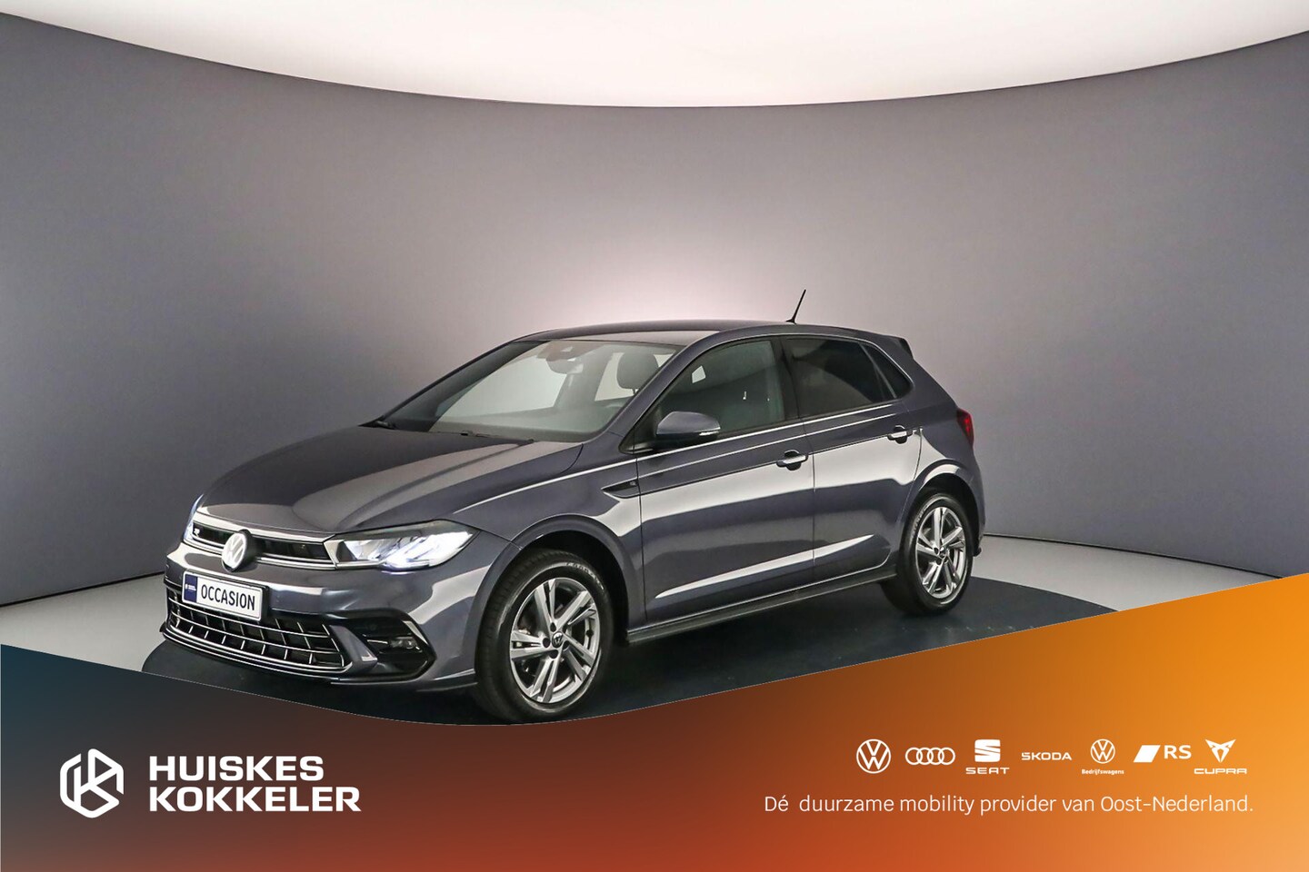 Volkswagen Polo - R-Line 1.0 TSI 115pk DSG Automaat Adaptive cruise control, Achteruitrijcamera, LED koplamp - AutoWereld.nl