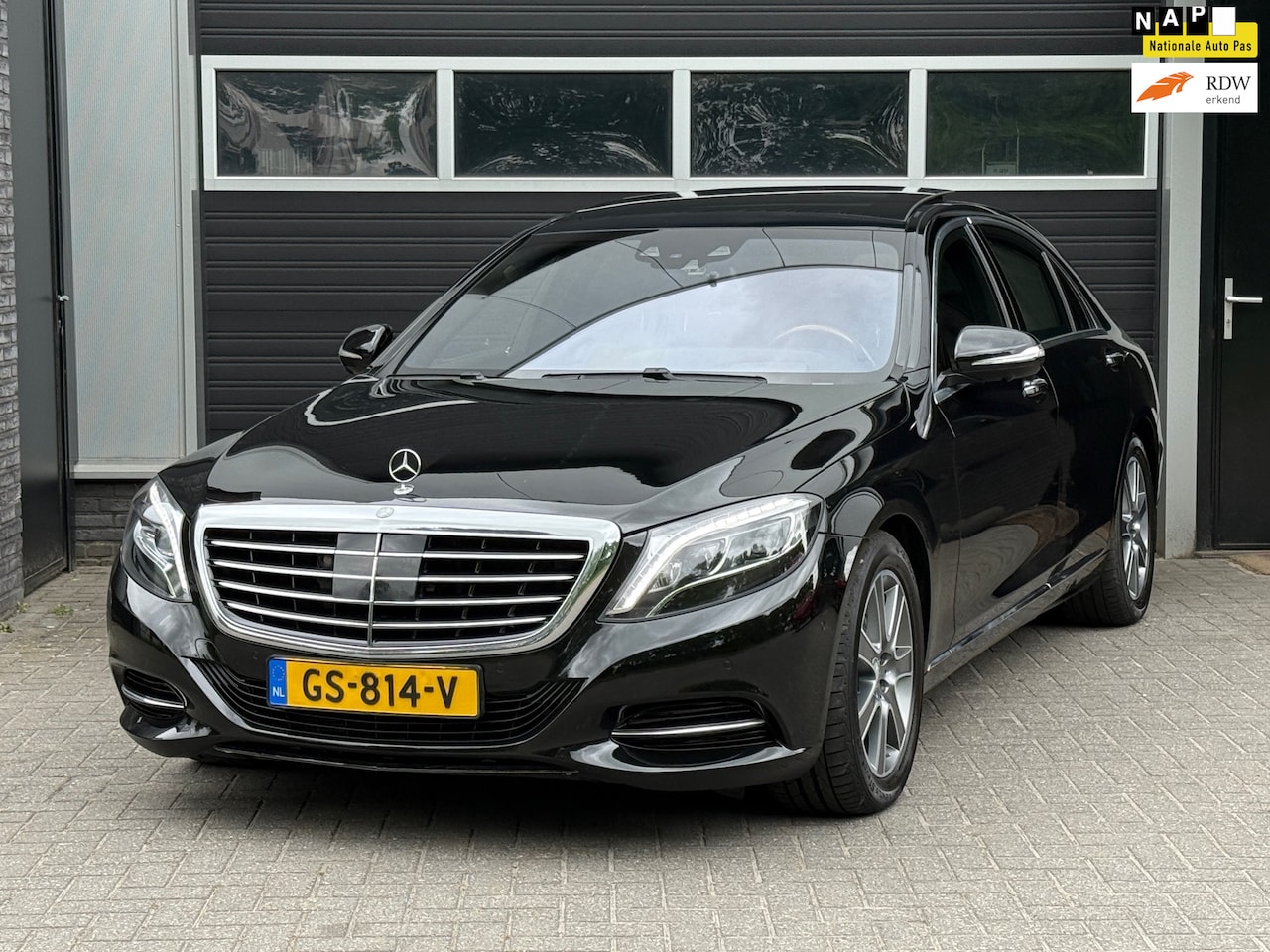 Mercedes-Benz S-klasse - 500 PLUG-IN HYBRID Lang Prestige Plus Pano, HUD, Night Vision, Burmester, 360 Camera, - AutoWereld.nl